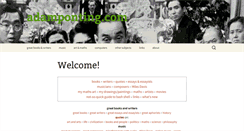 Desktop Screenshot of adamponting.com