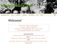 Tablet Screenshot of adamponting.com